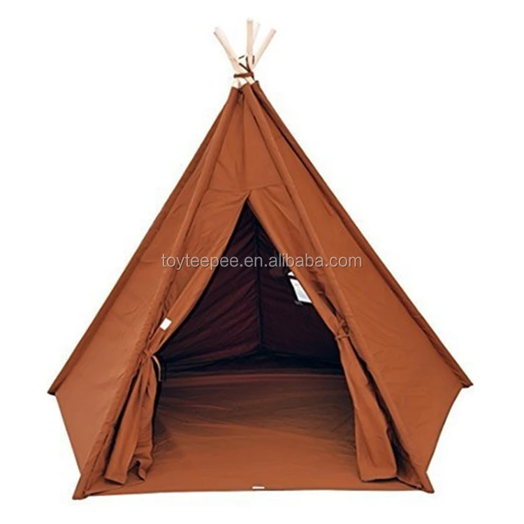 
Kids Teepee Toy Tent with Playing Mat 