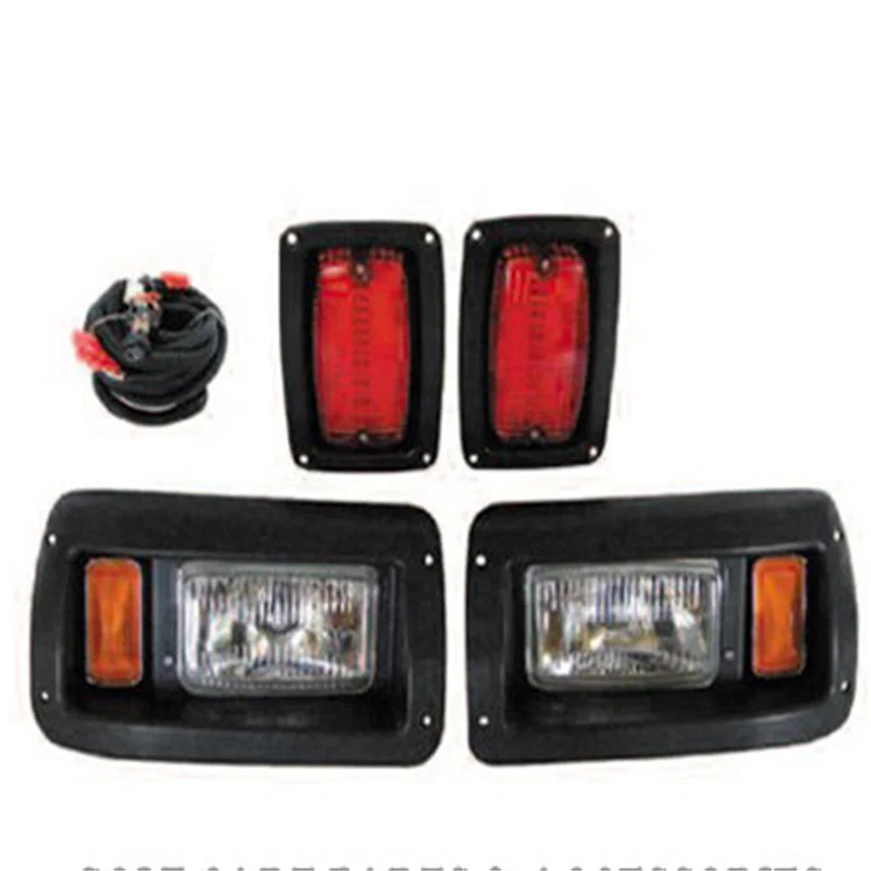 Club Car DS Golf Cart Headlight & Tail Light Kit 1993-UP Gas and Electric