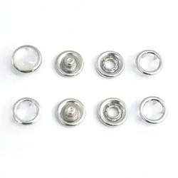 Factory Supply 10mm 12mm Pearl Snaps Buttons For Shirts Bag Purse Clasp Metal Button Fastener Craft Wholesale