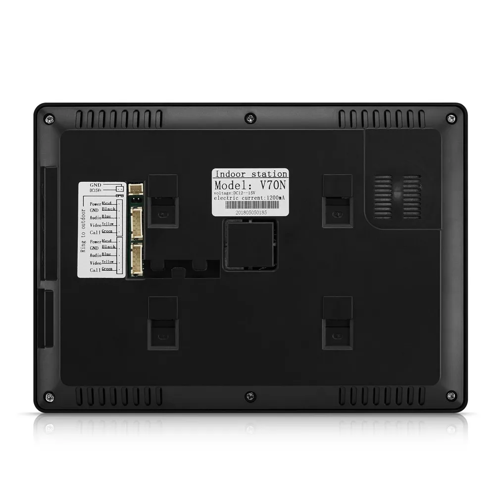 multi room doorbell intercom video door phone 4 wire video intercom system with doorbell camera