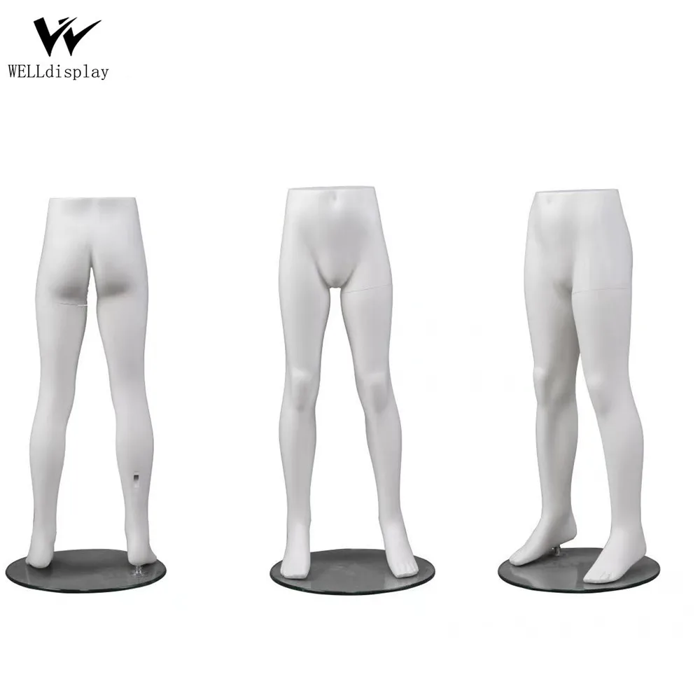 Fiberglass Life Size Half Lower-Body Muscle Manikin Torso Form Display Male Mannequin Legs
