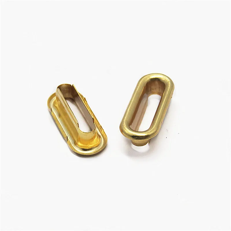 Gold Grommet Oval Eyelet For Clothing