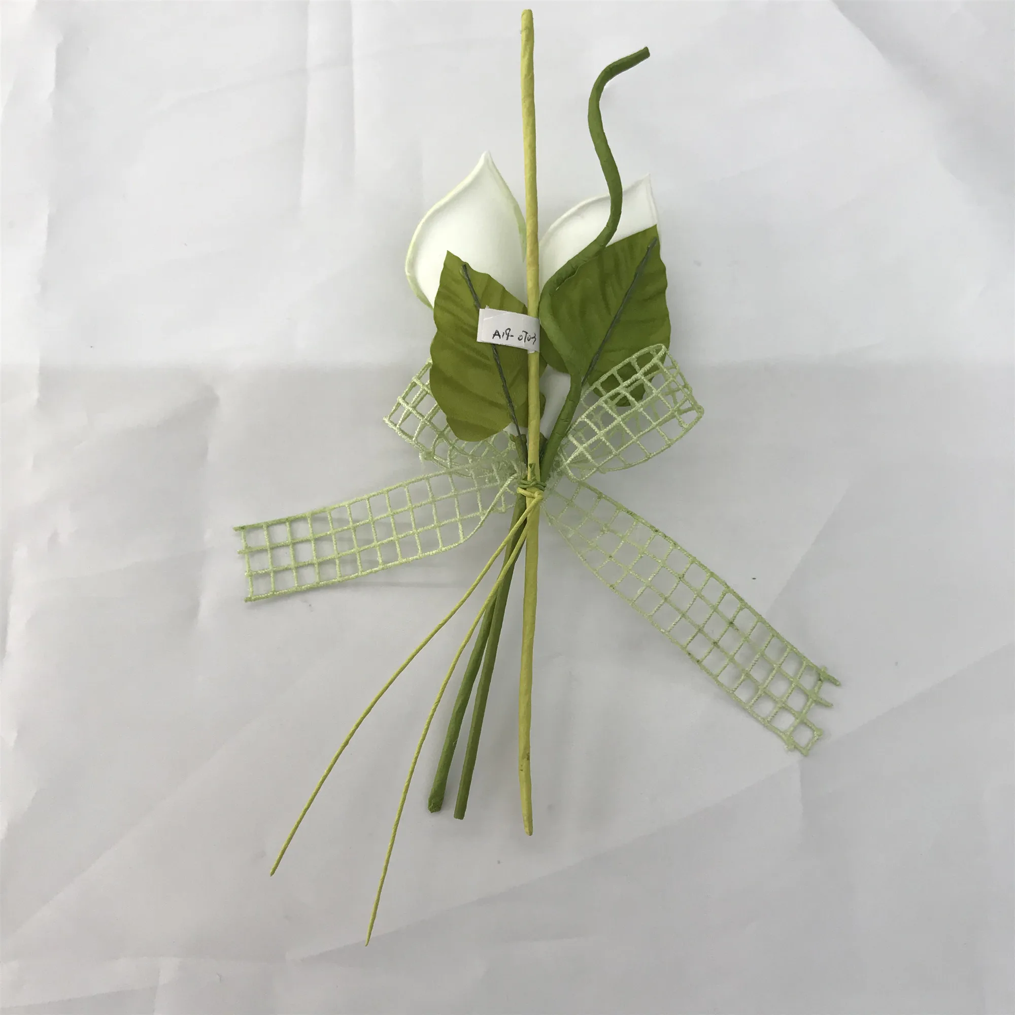 artificial flower mini bouquet white calla lily for decoration