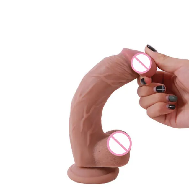 Big medical silicone Adult toy realistic dildo for women strap on dildo
