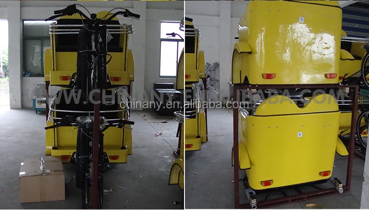 26 Inch popular rickshaw/passenger pedicab for sale/convenient bike taxi manufacture/TC8002