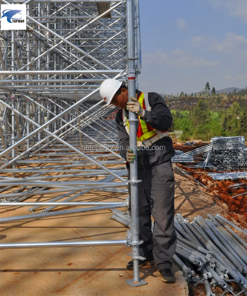 Galvanized Steel Ringlock layher scaffolding truss ladder girder beam
