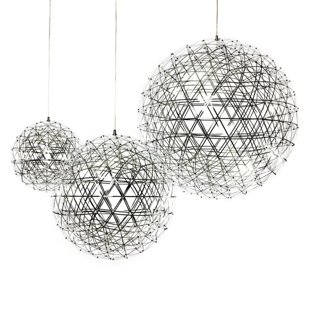 LED Creative personality restaurant chandelier led chandelier ball spark Nordic minimalist living room chandelier restaurant