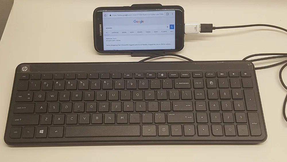 
Micro USB to usb Adapter for Samsung Android OTG cable Reader 