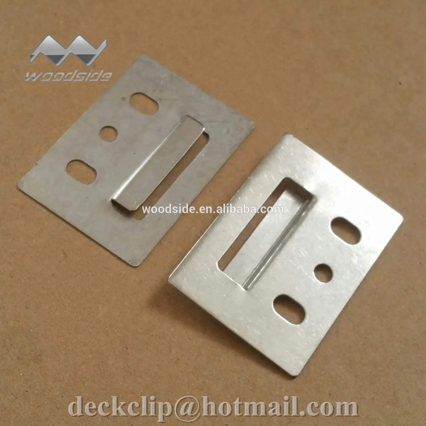wall cladding clip, WPC/PVC/UV wall panel connect stainless metal clip