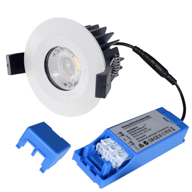 IP65 8w color change  changeable bezels triac dimmable fire rated led downlight