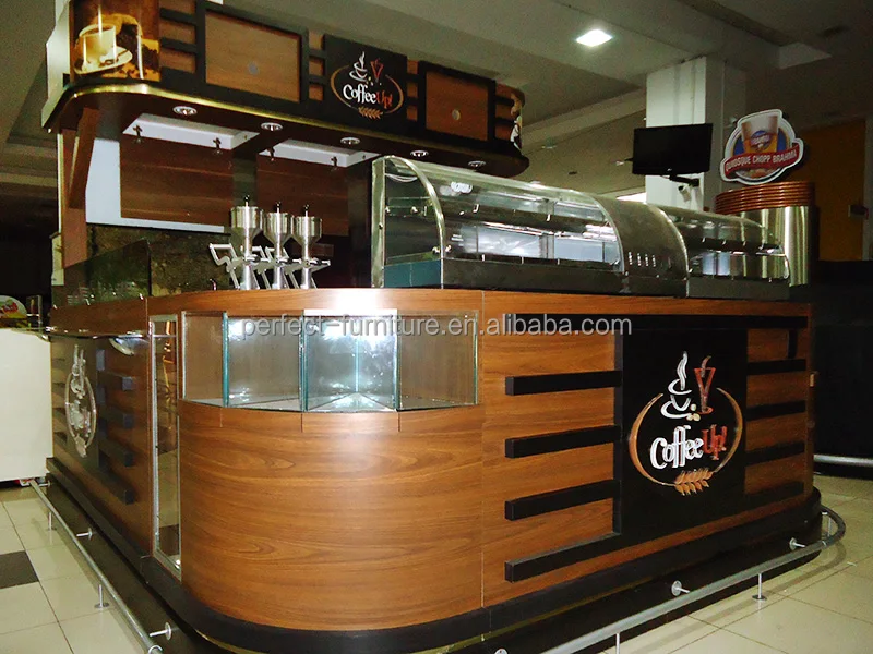 commercial optical coffee bar counters chocolate kiosk Booth coffee shop design