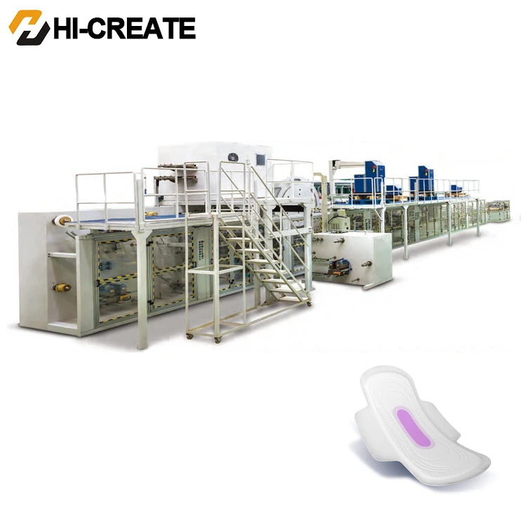 
Hot sale lady sanitary pads making machine 