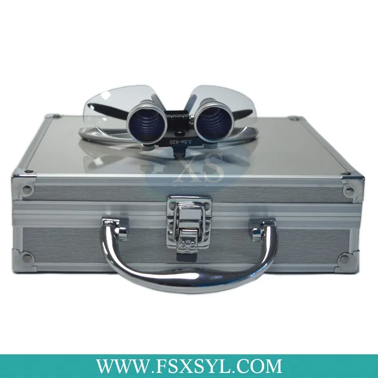 Surgical dental magnifying glasses loupes with led light