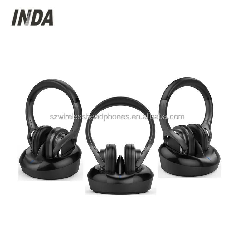 915/863/433/600 MHz Rechargeable Wireless UHF RF TV Headphones For all TVs, TV Listening Device