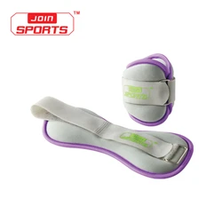 Professional manufacture wholesale sports equipment 0.5kg/1.0kg/1.5kg/2kg custom adjustable ankle weights
