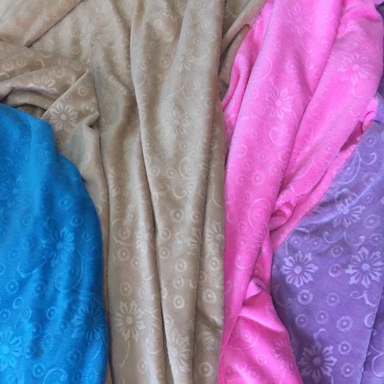 plain printed super soft velvet velour fabric not fleece flannel stretch fabric