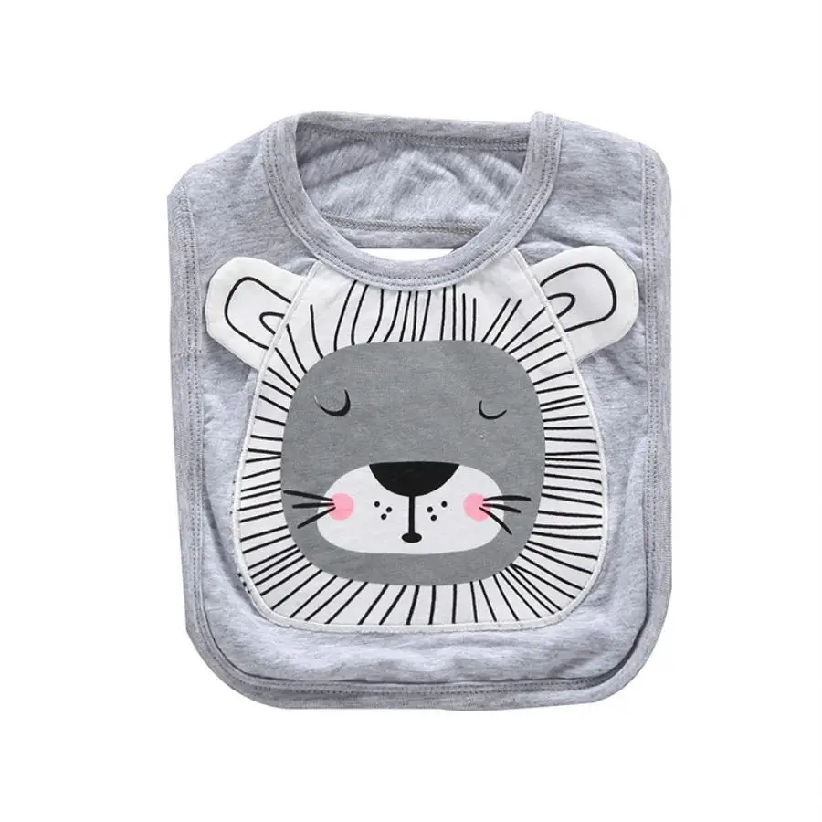
Baby Bibs Cute Cartoon Pattern Toddler Baby Saliva Towel Cotton Fit 0-3 Years Old Infant Burp Cloths Feeding Bandana Bibs 