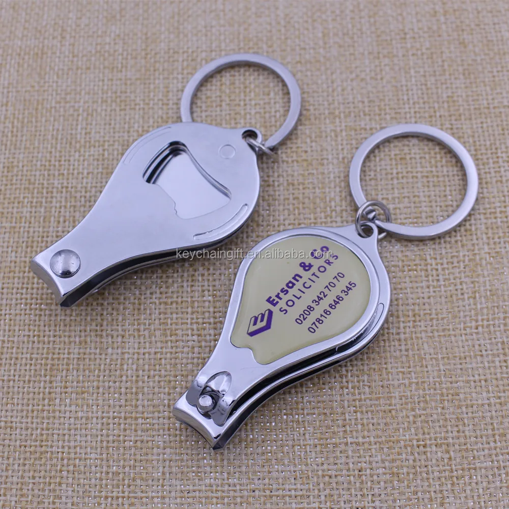 Рекламные подарки, клипер для ногтей с логотипом на заказ, с открывалкой для бутылок