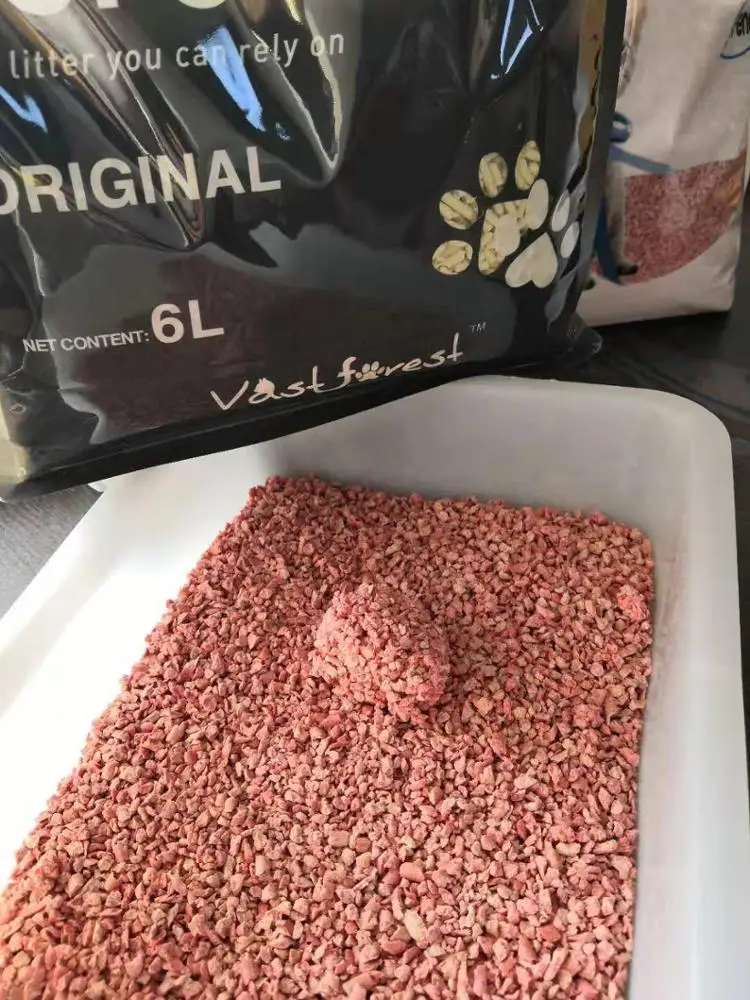 Новинка 2018, экологически чистый кошачий Наполнитель из натуральных растений