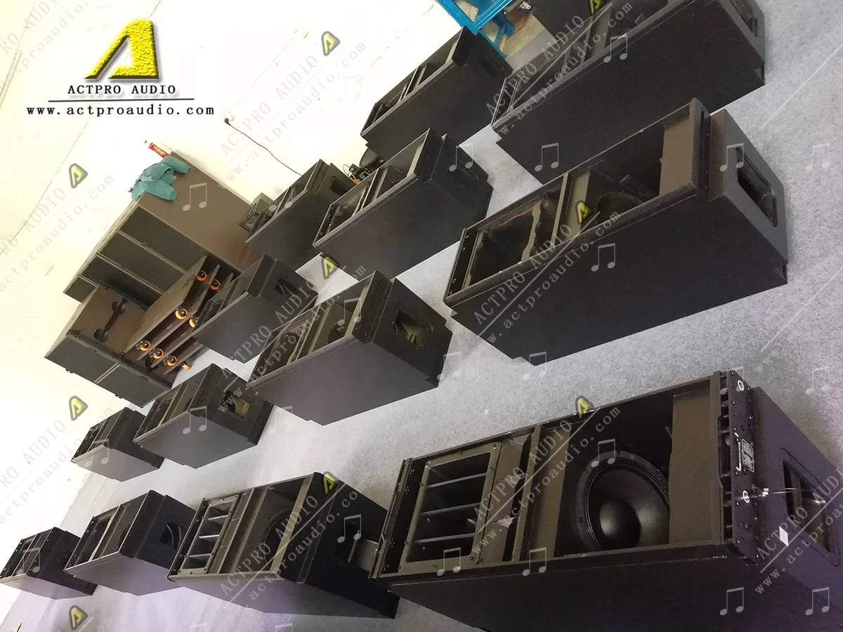 PRO Audio TTL55A Line Array  Loudspeaker TTL55A Dual 12 inch Powered Line Array Speaker