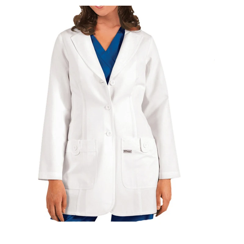 Washable Cotton Medical Doctor Lab Coat