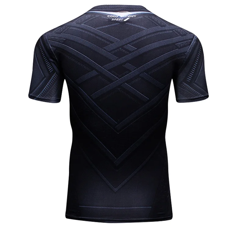 Superheroes Clothes Supplier Black Panther 3D Printed Gym T Shirts