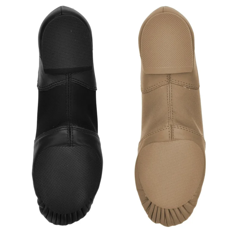 
Fast delivery stretch dance jazz shoes slip on for wholesale 