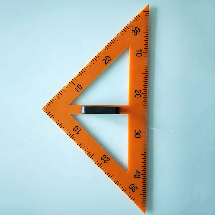 Classroom teaching measuring drawing triangular scale ruler