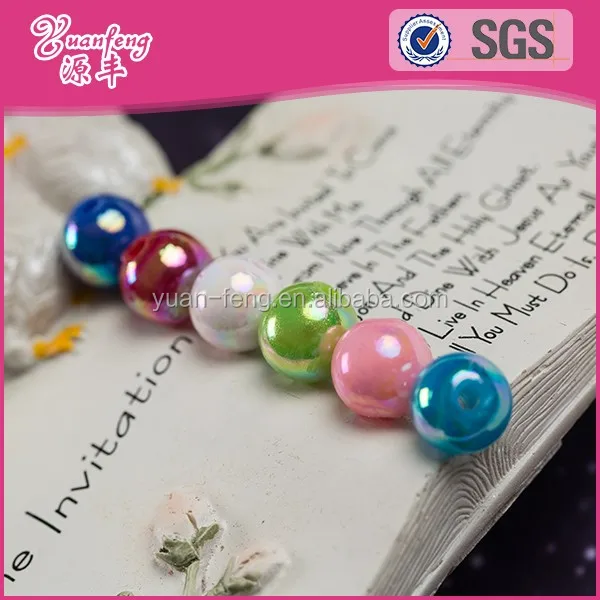 Landing wholesale 10mm round custom printed beads beads for jewellery