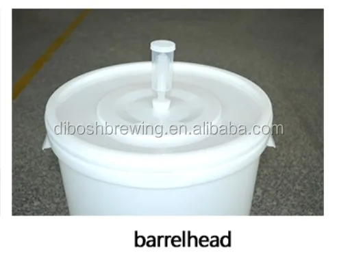 30L Beer Bucket, Beer Fermentation Tank of Plastic with Lid for Sale