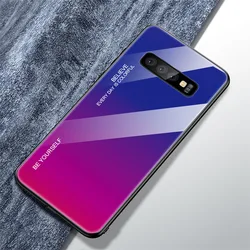 Градиентный чехол для телефона Samsung Galaxy S10 Plus, чехол из закаленного стекла для Samsung S10e S10 e S 10 e S10Plus, чехол-сумка