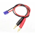 New EC2 To Banana Plug Charge Lead Adapter For Hubsan H501S X4 RC Quadcopter Helicopter Multicopter