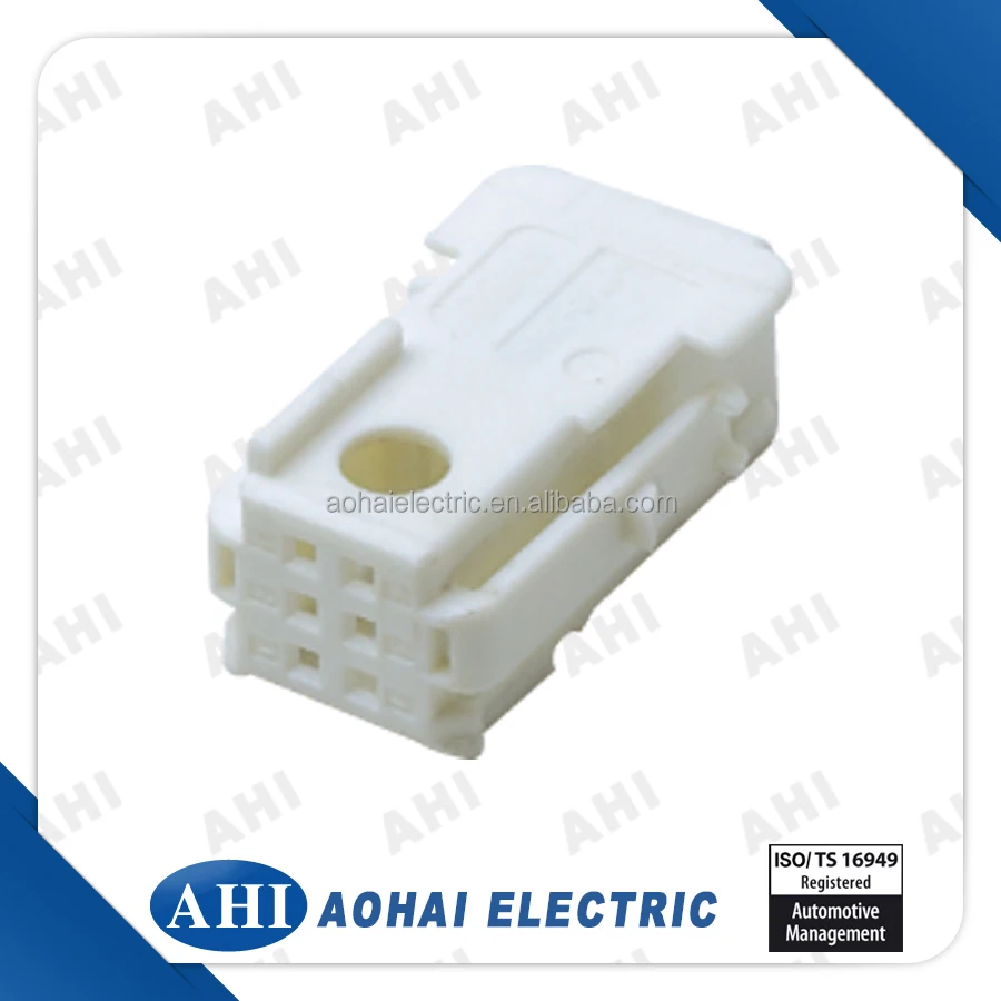 953382-2 низкочастотный белый автомобиль части провода 6 контакт. кабельный разъем