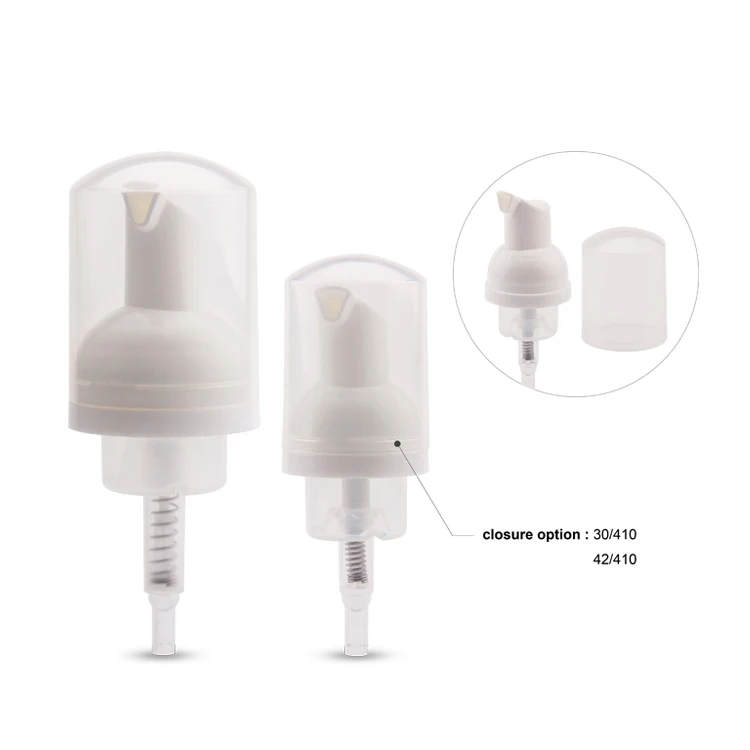 Custom 60ml Colorful Empty Shampoo Pump Bottle Foaming Hand Soap PP Bottle