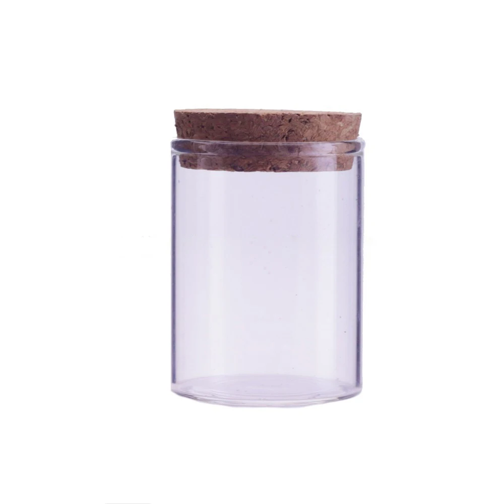 
2021v Heat resistant glass candle jar 9oz glass storage jar with cork lid 