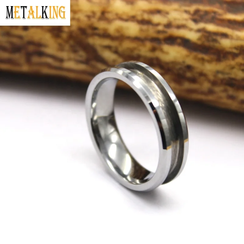 Factory Price Wholesale Tungsten Carbide Blank Rings For Inlay ,Grooved 3mm Width,1.3mm Depth