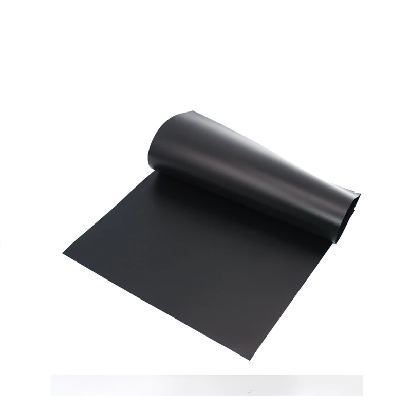 Matt Black Plastic Film 150 Micron ESD Plastic PVC Roll For Stationery