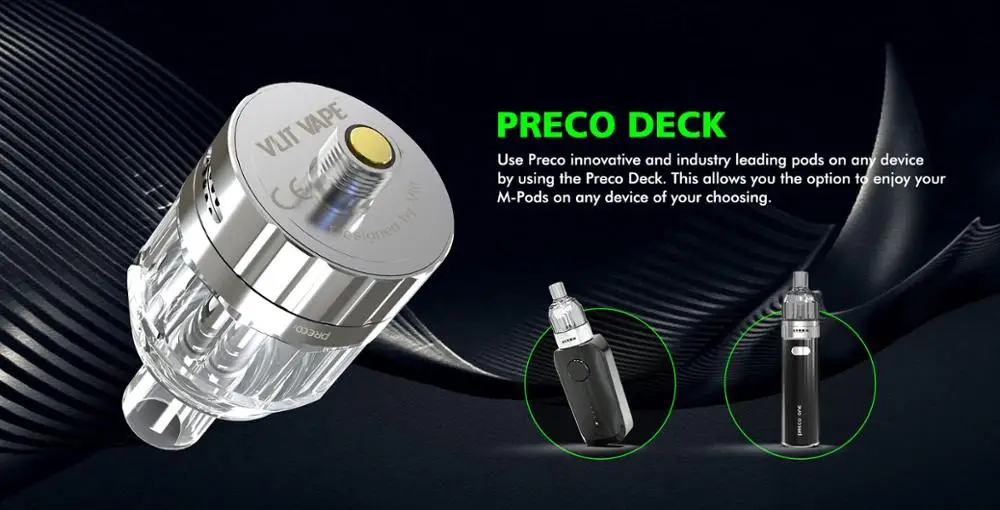 
2019 new products Preco 2 MTL disposable mouth-to-lung tank mesh coil airflow control system vape tank good performance 