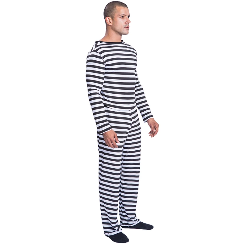 Костюм сексуального заключенного для косплея на Хэллоуин-вечеринку мужские костюмы для косплея заключенного