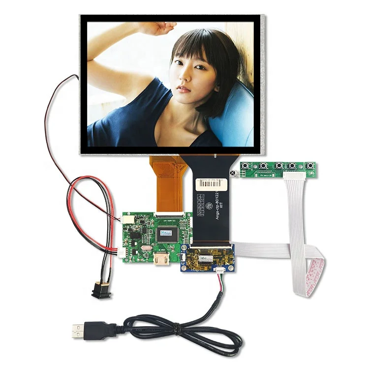 Antiglare Surface 8 Inch 800*600 LCD Screen Module AT080TN52 V.1 Touchscreen Available PDA Digital Photo Frame