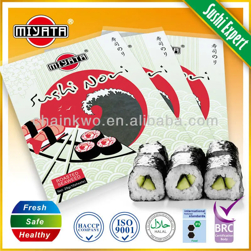 
Japanese sushi nori, sushi ingredient 100sheets/bag 