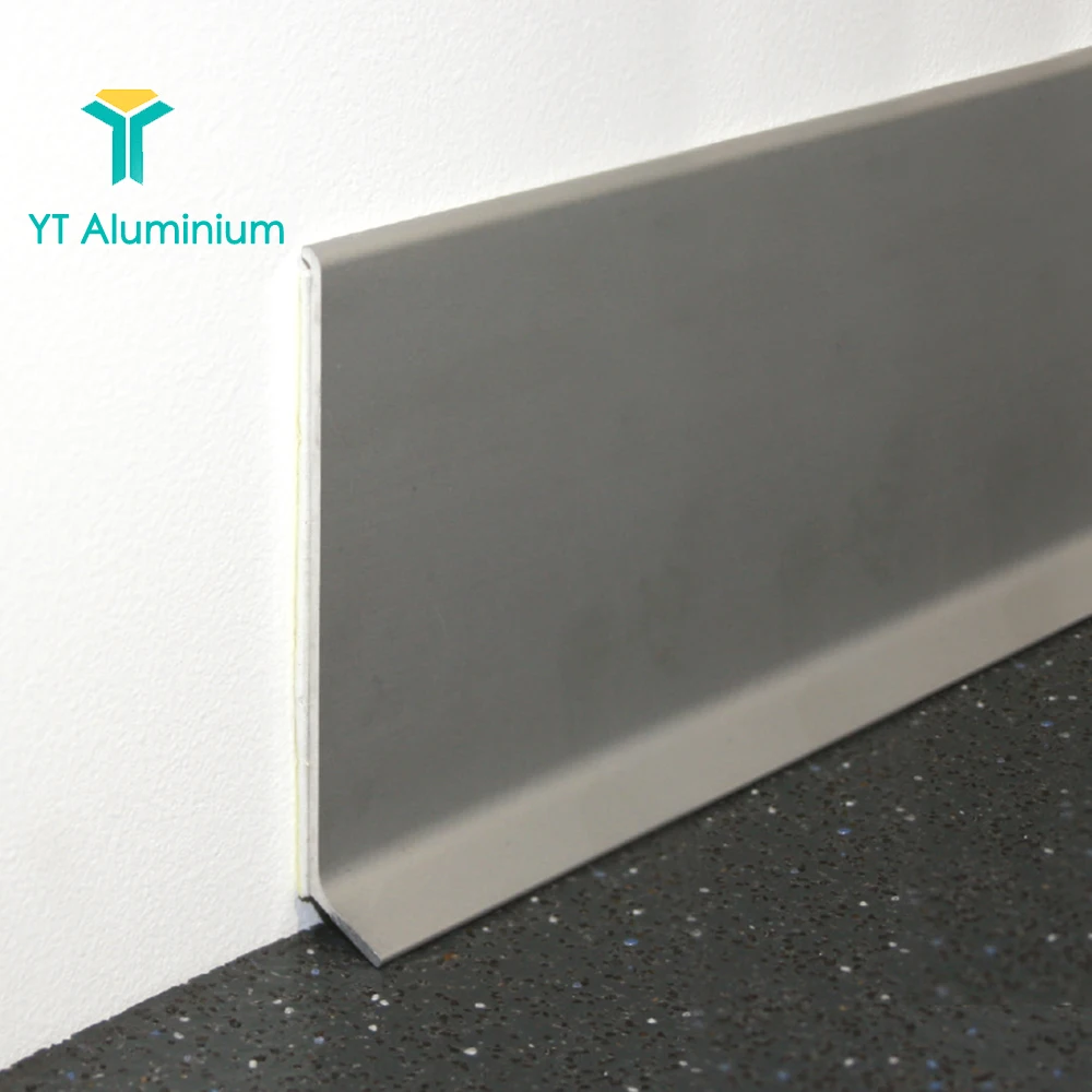 Aluminum Curved Skirting Board Wall Base Molding Aluminum Base board