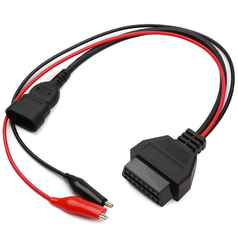 OBD OBD2 3 pin to 16 pin diagnostic adapter cable wire harness for Fiat Lancia Alfa C/A5
