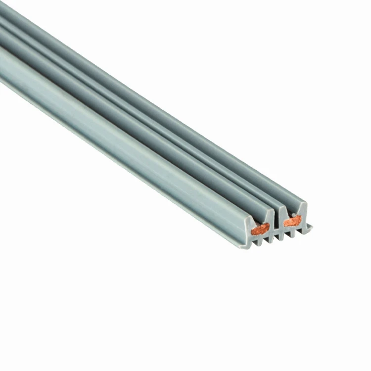 Track light accessories 2 wire led tracking system PVC and copper co-extrusion