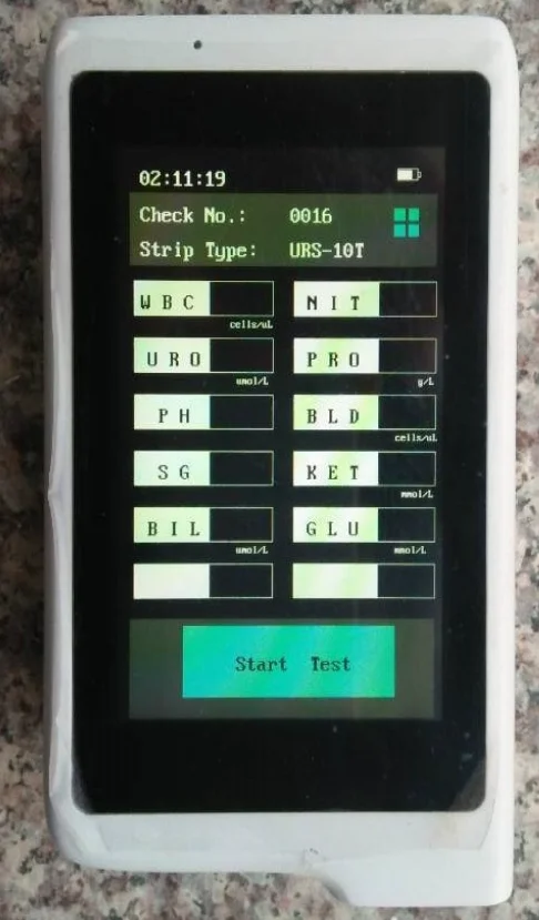 Urine Test Machine, Urine Strips Reader,Smart Portable urine analyzer Color LCD CE China Urine Analyzer