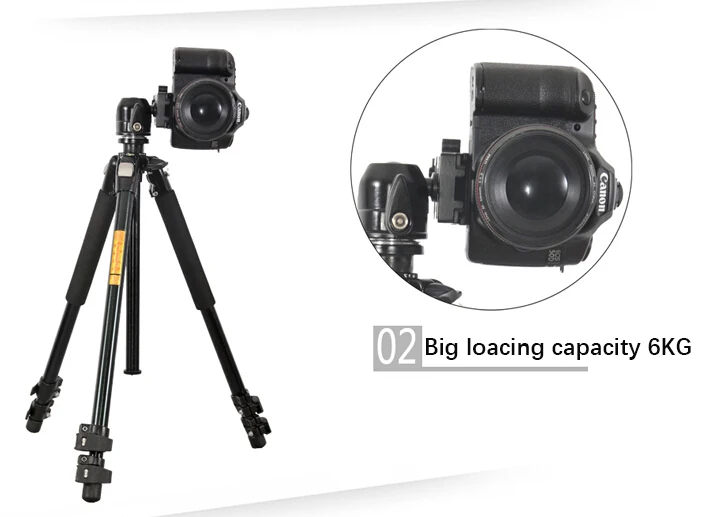 Kamerastativ Professional photography slr camera tripod Entry-level DV camera tripod to travel portable outdoor Q304 Stativ
