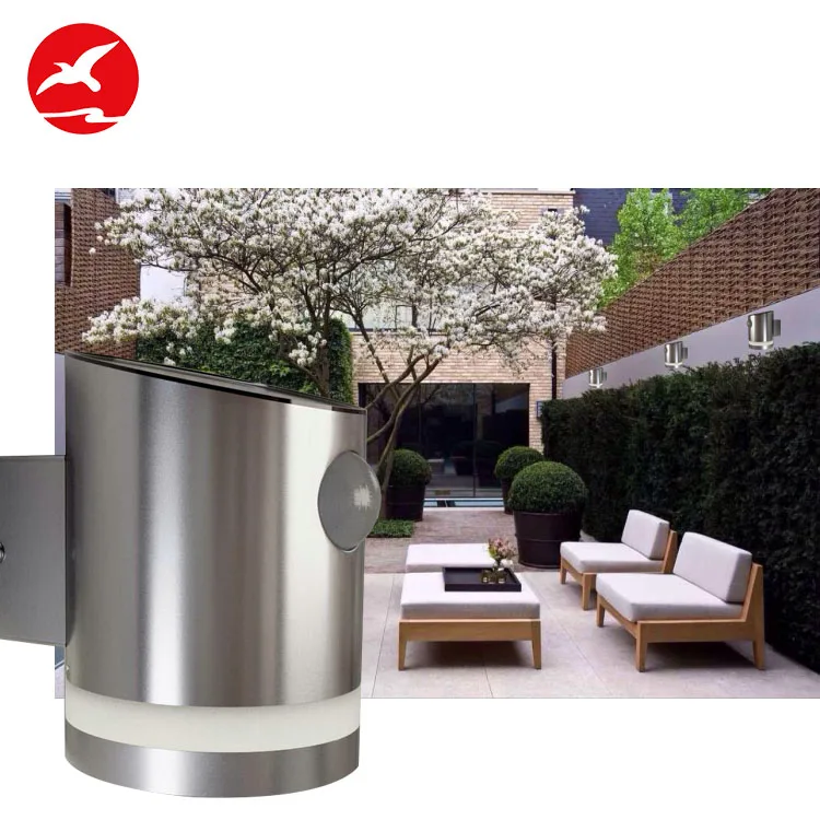 high quality solar motion sensor led decorative guidance outdoor wall light
