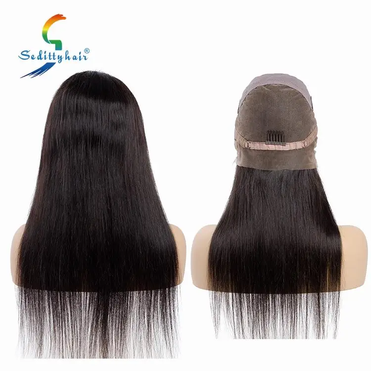Best Wholesale 100% Human Hair Full Lace Wig With Baby Hair