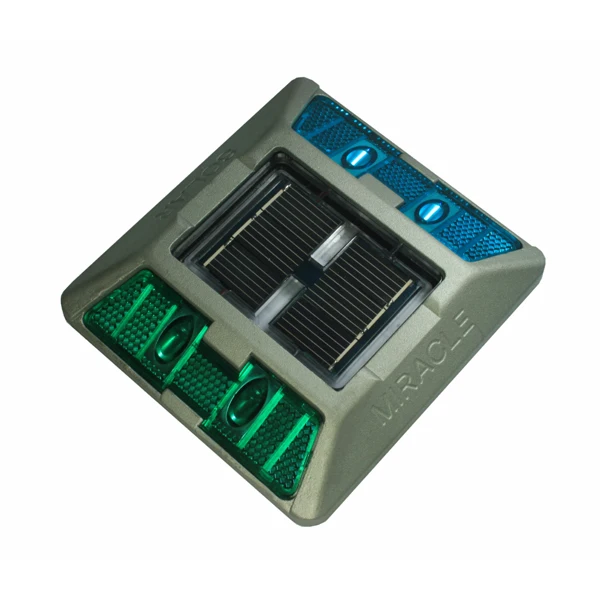 High Visibility(1000m) Solar Powered LED & Reflector Road Stud(Cat Eyes / Pavement Marker) MS-200D(Perfect Waterproof IP68)