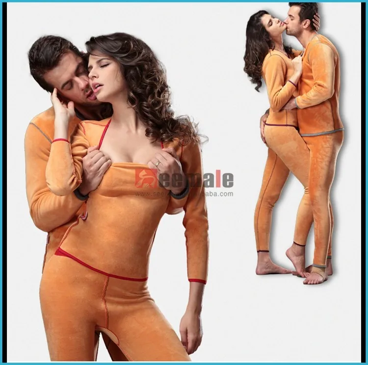 Зима Polartec ткани женщины с подогревом термобелье колено поддержки толщиной двойного слоя термо белье